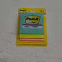 Post-it Super Sticky Notes, 3x3 in, 3 Pads, 2X The Sticking Power, Supernova Neons, Bright Colors, Recyclable (3321-SSMIA)