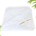 YOUR MOON Luxurious Summer/Spring Lightweight Mulberry Silk Comforter Queen Size,100% Natural Long Strand Silk Fill Duvet, Luxury Bedding, Cooling Rayon Derived from Bamboo Shell (White)