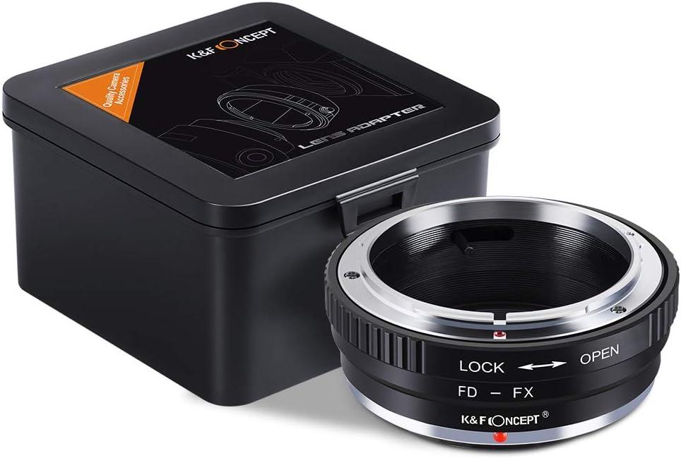 K&F Concept Lens Mount Adapter Canon FD Lens to Fujifilm FX Mount Mirrorless Camera Adapter