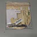 R HORSE Baby's First DIY St. Patrick's Day Footprint or Handprint Art Sign Craft, 3D Engraved Wooden Standable Ornament, Newborn Keepsake Gift Photo Prop for Unisex Baby St. Patrick's Day Baby Shower