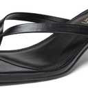 Women's Kitten Heel Sandals Square Toe Slip on Flip Flop Heels 2 Inch Thong Sandals Party Dress Heeled Sandals, Size: 9.5
