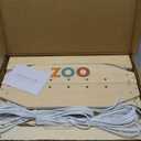 Wooden Stuffed Animal Storage for Kids  Large Toy Storage Organizer & Holder for Your Kids Playroom or Nursery  Easy to Assemble Stuffed Animal Zoo that Keeps Plush Friends Ready for Snuggles