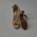 DREAM PAIRS Women's Hi-lo Heeled Sandal (7.5, Nude/Nubuck)