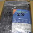 Mordimy Premium Kitchen Towels 6 Pack (18 x 28 Inches, Black), Large Cotton Kitchen Hand Towel, Flat & Terry Dish Towels for Drying Dishes, Super Absorbent Tea Dishtowels Set with Hanging Loop