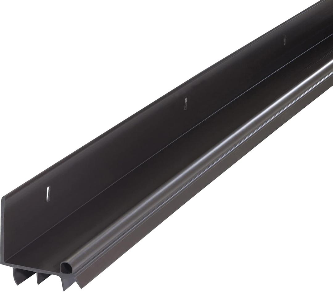 M-D Building Products 82578 36 in. Brown Vinyl L-Shape Screw-on Under Door Seal