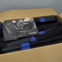 Skechers Memory Foam Car Seat Covers, Air Cool Mesh Thick Seat Covers, Car Seat Protector Full Sets, Airbag Compatible, Automotive Comfort Protection for Most Cars,Vans,Trucks, SUVs,Blue (Black&Blue)