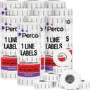 Perco 1 Line "BEST BY" Labels - 80 Rolls, 10 Sleeves, 80,000 Blank Date Gun Labels for Perco 1 Line Date Guns - Made in USA