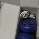 SWEETFULL Portable Neck Fan 360 Cooling Bladeless Personal Fan | No Hair Twisting - 4000mAh USB Rechargeable Wearable Fan for Travel, Birthday Gifts for Men, Women, Mom and Dad, A1 Blue