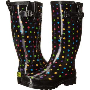 Western Chief Women's Tall Waterproof Rain Boot Outdoor Garden Shoes, Size 7