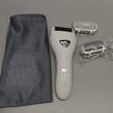 Electric Foot Callus Removers Rechargeable, Portable Electronic Foot File Pedicure Tools, Electric Callus Remover Foot Scrubber Kit, Professional Foot Care Ideal Gift for Dead, Hard Cracked Dry Skin (001-white)