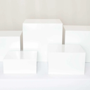 White Pedestal Cake/Dessert Display Stands 5 Pcs