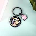 Cute Random Gifts for Boyfriend Witchy Christmas Decoration Keychain for Men Him Stocking Stuffers for Adults Funny Gag Gift for Women Valentine's Gift for Couples Horror Movie Stuff for Boyfriend