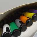 TRANSON 12 Colors Permanent Fabric Markers Oil Based Waterproof for Rocks Crafts Diy Painting Medium Tip