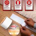 XFasten Double Sided Carpet Tape for Area Rugs, 4 Inch x 30 Yards Heavy Duty Anti Slip Rug Grip Tape, Works as Rug Gripper, Residue Free, Wood Safe, Easy Removal for Hardwood and Laminated Floors