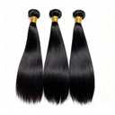 Straight Human Hair Bundles 34 34 34 Inch Double Weft Straight Bundle Unprocessed Brazilian Hair Extensions Soft And Healthy 3 Bundles 150G Quick Weave For Women Deals
