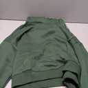 Sweatsuits for Women 2 Piece Set Crop Fleece Lining Hoodies Jogger Sweatpants Sweat Suits (XX-Large, Green)