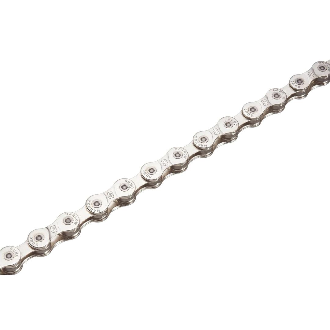 Ebike Chain, 136 Links, 1/2" x 3/32", 6/7/8 Speeds, 1060Kgf High Strength, Dark Silver, Suitable Not Only for E-Bikes, But Also for Mountain/Road/City/BMX Bikes
