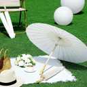 Sadnyy Paper Umbrellas Paper Decorative Chinese Japanese Parasol Umbrella DIY Oiled Painting Umbrellas Crafts for Wedding Bridal Party Decor