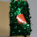 66 FT Artificial Christmas Garland Winter Shiny Tinsel Garland Green Metallic Twist Garland for Christmas Decor Mantle Fireplace Home