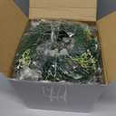 12 Pcs 8" Mini Christmas Wreaths for Kitchen Cabinet Small Christmas Candle Rings Wreaths, Front Door Pillars/Home Table Centerpieces Hanging Garlands, for Windows/Wedding Decor (No Red Ribbon)