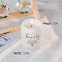 2 x 20 Year Anniversary Candle Gifts, Best 20th Wedding Anniversary Couple Her Him Wife Husband Women Gifts