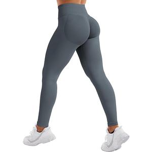 YEOREO SoftHue Hidden Scrunch Butt Workout Leggings for Women Lifting Seamless Mid Low Waist 25" Gym Fitness Yoga Pants with Tummy Control Electric Gray - S