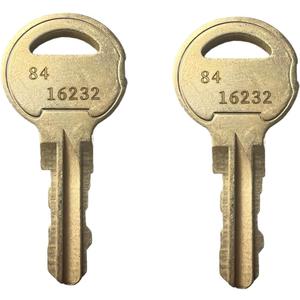 KeyPower (2) 84-16232, 84 16232 Keys for Some DKS Doorking Lock
