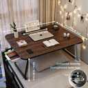 Large Lap Desk with Storage Drawer, Holders for Cup and Tablet, Tray Table with Foldable Legs, Laptop Bed Stand, Portable Standing Table for Sofa Couch Floor(27.6", Black Walnut)