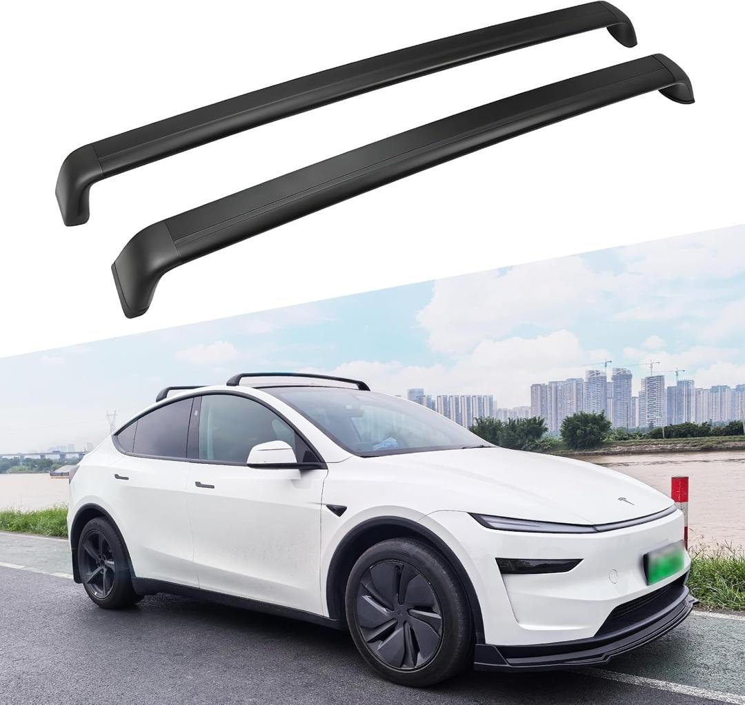 for Tesla Model Y Juniper Roof Rack Luggage Cargo Carrier 2026 2025 Aluminum Cross Bar for Model Y 2024-2021 Auto Exterior Accessories