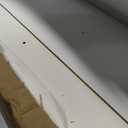 ChooChoo Desktop Bookshelf with Lights and 5 Shelves and 1 Drawer | 36.4" Tall Countertop Desk Hutch, Computer Desk, Desk Shelf Organizer, Dorm Office Home, White