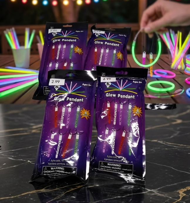 8 Pieces Glow Pendant (5 Pack)