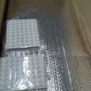 6P Garage Door Insulation Panels Kit 0.24"T Double Bubble Reflective Aluminum Foil 6MM Sheet Thermal Pre-Cut Insulation Shield 120 Tapes Winter Clod and Summer Heat for Attic Garage Wall (24" x 48")