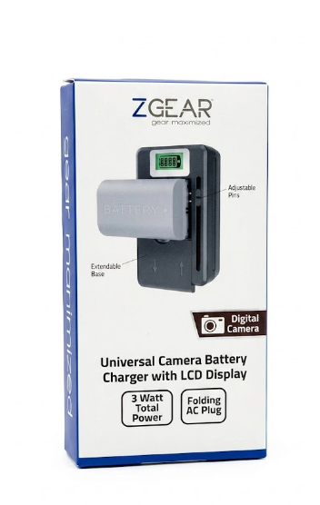 Have one to sell?
Sell one like this
Sell something else
Share
ZGEAR - Universal Camera Battery Charger W/LCD Charge Display