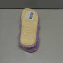 JIASUQI Women's Purple Faux Fur Criss Cross Open Toe House Slippers for Women (Purple)