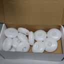 Homemory 24 Pack 3 Flameless Led Floating Candles, 200 Hour White Battery Operate Waterproof Tealights for Cylinder Vases, Centerpieces at Wedding Decor, Party, Pool