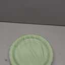 HEIPINIUYE 50 Pieces Sage Green Paper Plates 9 Inch Sage Scalloped Plates Disposable Dinner Plates for Wedding Baby Shower Birthday Party Dessert Plates