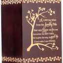Cremation Urns for Human Ashes Adult Male Female Large Decorative Urn Wooden Urns Box Memorial Funeral Burial Urns for Human Ashes (H-Urns Birds)