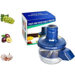 New Electric Garlic Peeler Machine, Electric Grape Peeling Machine, Automatic Peeler Skin Remover Tool for Garlic, Cherry Tomatoes, and Small Fruits