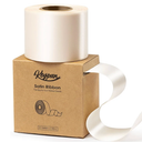 ITIsparkle 11/2" Inch Double Faced Satin Ribbon 25 Yards-Roll Set for Gift Wrapping Party Favor Hair Braids Hair Bow Baby Shower Decoration Floral Arrangement Craft Supplies, Ivory