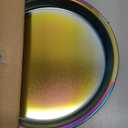 Stainless Steel Kids Plates 4 Packs, 8" Divided Toddlers Portion Control Plate, Non Toxic & BPA Free |Unbreakable |Dishwasher Safe Baby Snack Dish for Daycare, Colorful Meal Time Chums