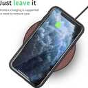 Berkin Arts Compatible with iPhone 11 Pro Case Silicone Cover with Screen Protector Decorative Art Nouveau Pattern (Blackthorn by William Morris)