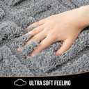 Bath Mat & Bathroom-Rugs 32x20, Ultra Soft Machine Washable Microfiber Bath Mat, Absorbent Quick Dry Non Slip Rug for Bathroom Floor, Tub and Shower, Grey (1'8" x 2'8" (Rectangular))