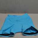 Women's Bike Shorts 4D Padded Cycling Shorts Crossover Waist Biking Shorts with Pockets Bicycle Riding (Medium)