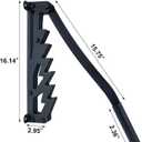 Wall Mounted Kindling Splitter, Manual Firewood Splitter Portable Log Splitter with Extended Handle, Wood Splitter for Soft Wood, Suitable for Indoor and Outdoor Use,  up to 13.8 inches in maximum length