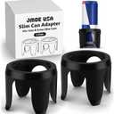 Jmoe USA Slim Can Cup Holder Insert for Car | Fits 8.4oz & 12oz Cans | Reversible and Wiggle-Free Design | Heat-Resistant Material | Compatible with Slim Energy Drinks (2-Pack)