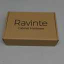 Ravinte 30 Pack 1-3/16 Inch Matte Black Kitchen Square Cabinet Knobs Solid Drawer Pulls Black Single Hole Kitchen Cabinet Hardware Knobs for Cabinets and Drawers