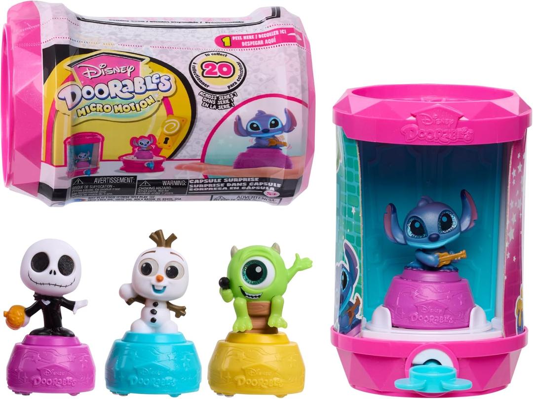 Disney Doorables Micro Motion Capsules, Kids Toys for Ages 5 Up by Just Play