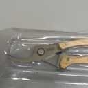 BUGUI Wood Handle Pruning Shears, SK-5 Steel Blade, 1-inch Cutting Capacity, Sharp, Well Designed Garden Shears, 8"