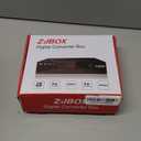 Digital TV Converter Box, ATSC Tv Tuner - ZJBOX for Analog HDTV Live 1080P with Recording&Playback,HDMI Output, Timer Setting TV Tuner Function Digital Channel Free