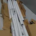 2Pcs Extra Long Tension Curtain Rod 41-166 Inch White One-Click Heavy Duty
No Drilling Adjustable Outdoor Shower Tension Rod for Patio, Window, Living Room Divider, Bathroom, Non-Slip 1.26" Diameter